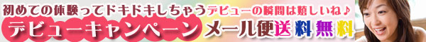 デビューキャンペーンメール便送料無料
