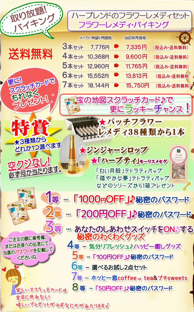 9536円 世界有名な フラワーレメディ バイキング6本セット 9536円 世界有名な フラワーレメディ バイキング6本セット